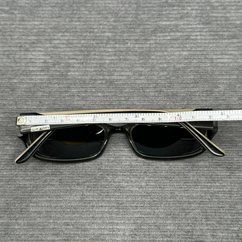 Paul Frank Night Disco Party Sunglasses Black Cream Rectangle Y2K BNT URNB 53-16